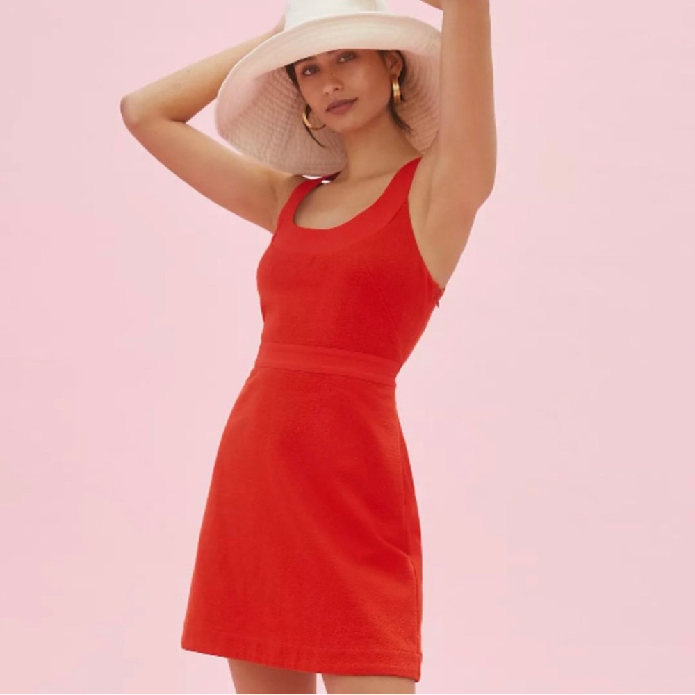 NWT Anthropologie (Maeve) Red Mini Dress